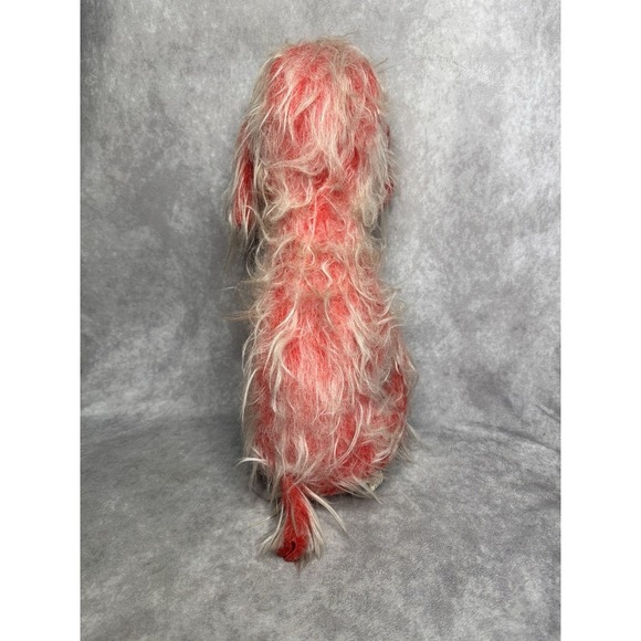 Vintage Fable Toy Plush Red‎ Dog Carnival Fair Scruffy Plush - Picture 8 of 15
